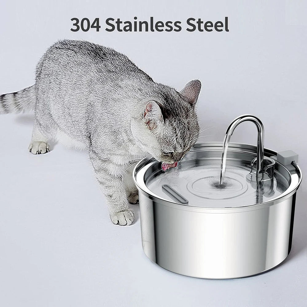 Stainless Steel Pet Water Fountain