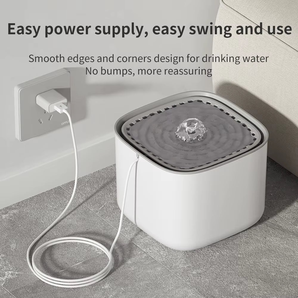 High Capacity Automatic Pet Water Fountain with Filter