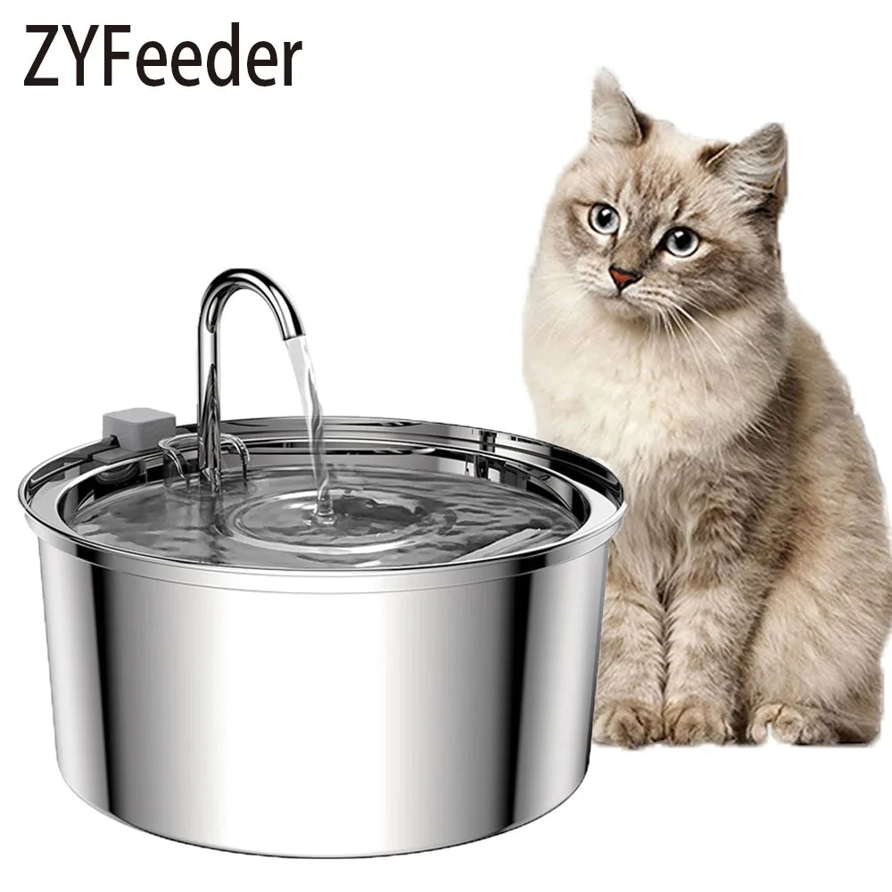 Stainless Steel Pet Water Fountain